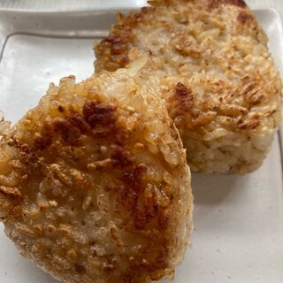 簡単！フライパンで焼きおにぎり